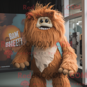 Rust Yeti maskot kostume...