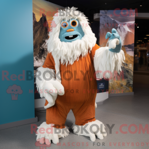 Rust Yeti-maskotdraktfigur...