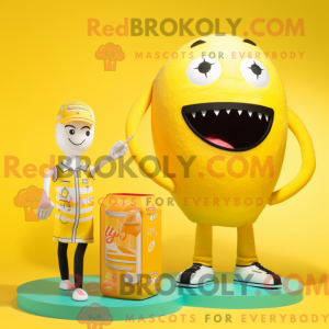 Yellow Soda Can mascot...