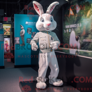 White Wild Rabbit mascot...