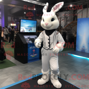 White Wild Rabbit mascot...