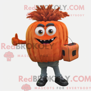 Rust Pumpkin maskot kostyme...