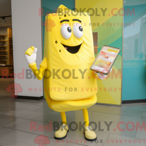 Lemon Yellow Lasagna mascot...