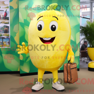 Lemon Yellow Lasagna mascot...