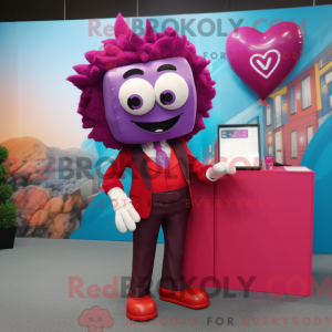 Magenta Love Letter mascot...