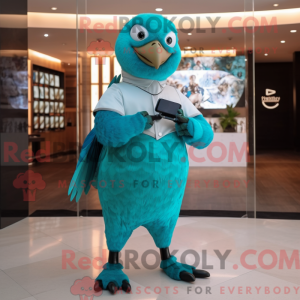 Turkis Pigeon maskot...