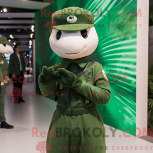 Forest Green Ermine mascot...