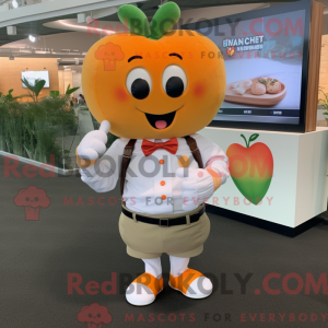 Peach Heart mascot costume...