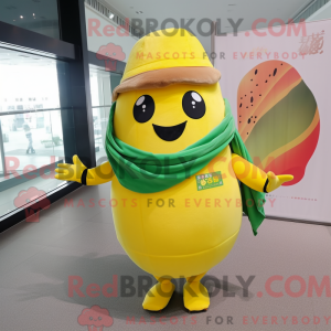 Yellow Watermelon mascot...