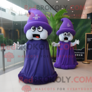 Purple Spinach mascot...