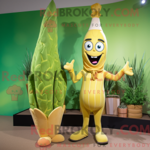 Gold Asparagus mascot...