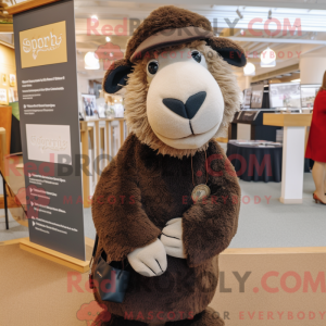 Brown Suffolk Sheep...