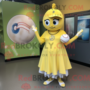 Personaggio mascotte palla...