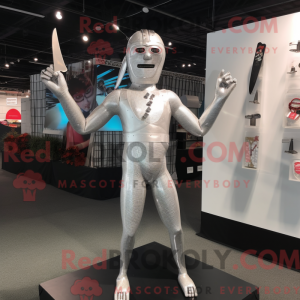 Silver Knife Thrower mascot...