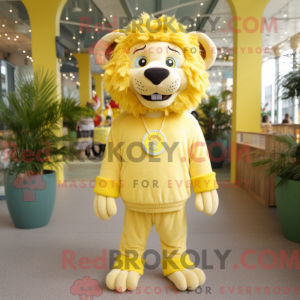 Costume de mascotte de lion...