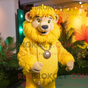 Costume de mascotte de lion...