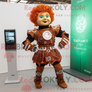 Rust Irish Dancer maskot...