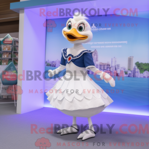 Swans mascot costume...