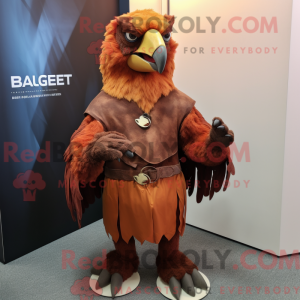 Rust Eagle-maskotdraktfigur...