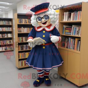 Navy Clown-maskotdraktfigur...