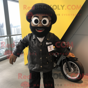 Black Doctor mascot costume...