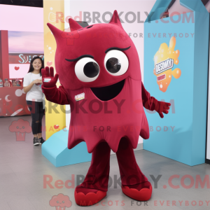 Maroon Ray Maskottchen...