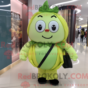 Limegrøn Dim Sum maskot...