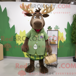 Olive Elk maskot...