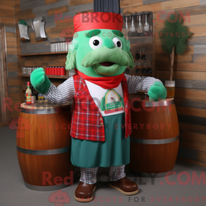 Red Green Beer mascot...