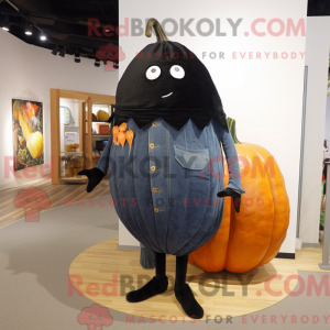 Black Pumpkin mascot...