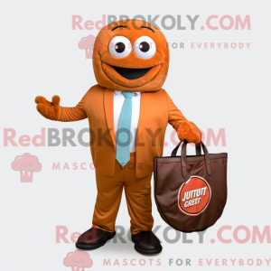 Rust Donut mascot costume...