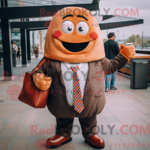 Rust Donut mascot costume...