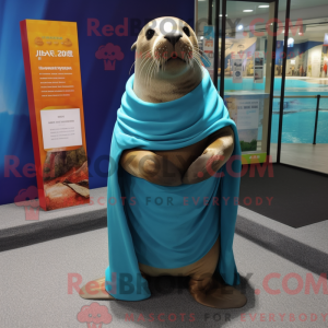 Sea Lion mascot costume...