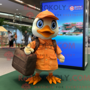Personaggio mascotte Orange...