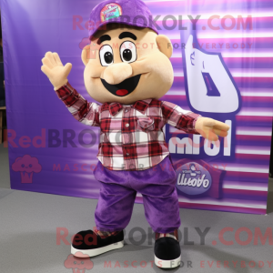 Purple Juggle mascot...