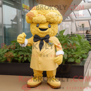 Gold Cauliflower mascot...