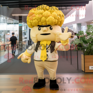 Gold Cauliflower mascot...