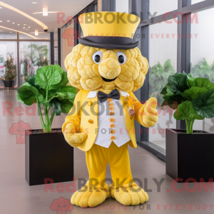 Gold Cauliflower mascot...