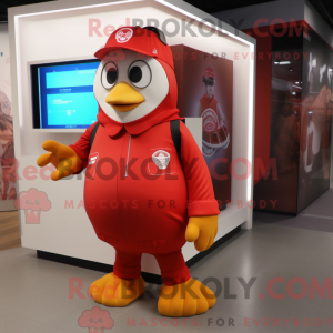 Maskottchenkostüm Roter...