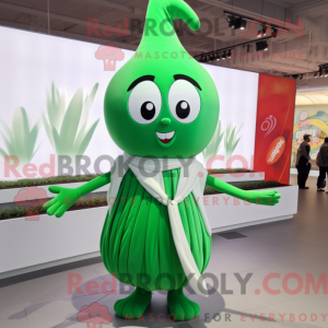 Groene ui mascotte kostuum...