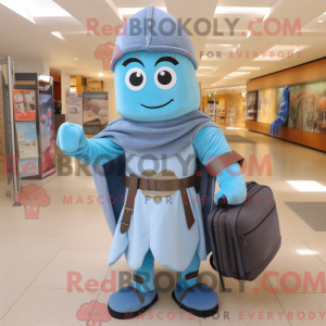 Sky Blue Medieval Knight...