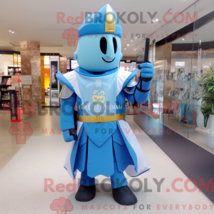 Sky Blue Medieval Knight...
