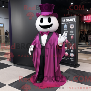 Magenta Ghost mascot...