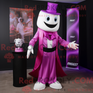 Magenta Ghost Maskottchen...