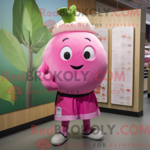 Pink majroe maskot kostume...