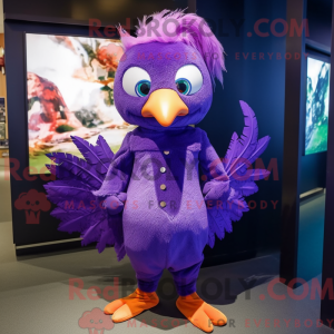 Purple Pheasant mascot...