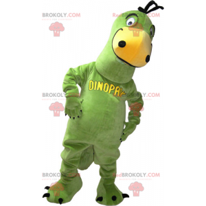 Grünes Dinosaurier-Maskottchen - Redbrokoly.com