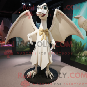 Cream Pterodactyl mascot...