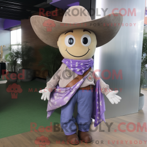 Lavendel Cowboy maskot...