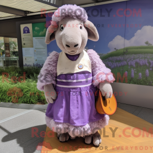 Lavendel Merino Får maskot...